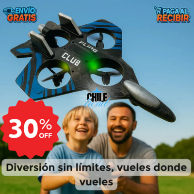 AeroStorm - Avión drone control remoto con acrobacias 360° y envío gratis