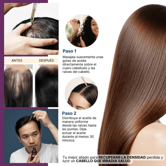 Aceite de Batana para el crecimiento del cabello 100% natural.